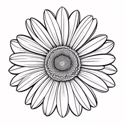 a black and white drawing of a flower on paper,a black and white photo of a large flower