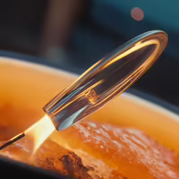 a bowl of soup with a ladle in it