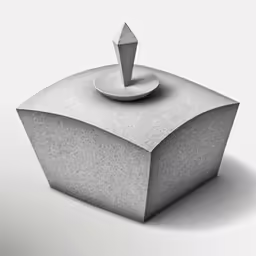 an object that has a single object on top