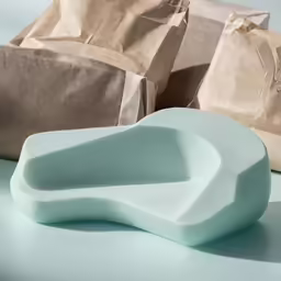 the handles are made of plastic