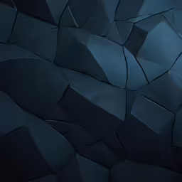 abstract image of blue tiles in the shape of an inverted design