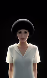 an old fashion photograph of a girl with a big hat