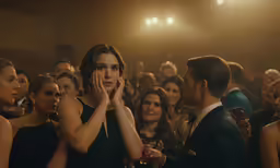 many people in a room are sitting down and having drinks
