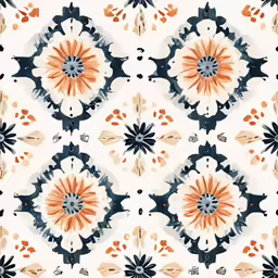 an abstract background made up of flowers and leaves