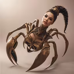 the spider - woman from avatar in armor is posed for the camera