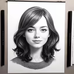 the drawing is shown on the wall