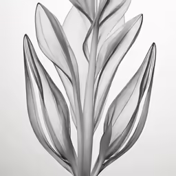 a close up of a leaf on a white background