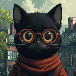 a character in the animated animated movie black cat
