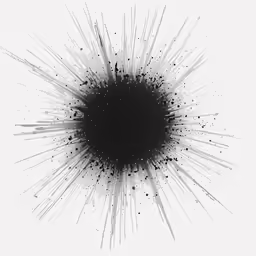 an abstract black and white image