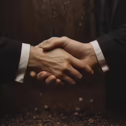 two hands, one in the middle and one in the middle are on top of each other