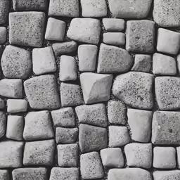 black and white photograph of stone tiles