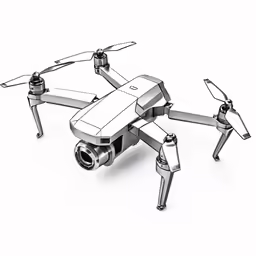 a camera and its side parts for a dji - dx with video technology