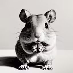 a rat with its hands in its pockets