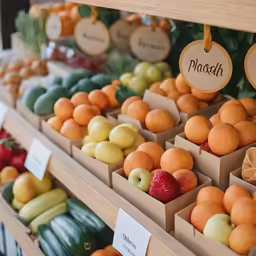 an assortment of different types of fruits and vegetables