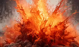this is an image of a fire that has just started to burn