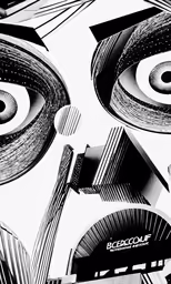 a graphic pattern that resembles many objects