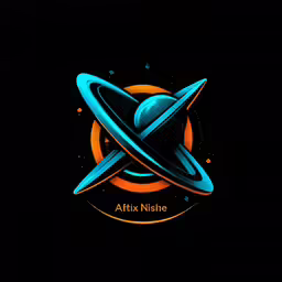 the logo for a social network in a dark background