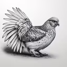 a gray bird with long wings sitting on the ground
