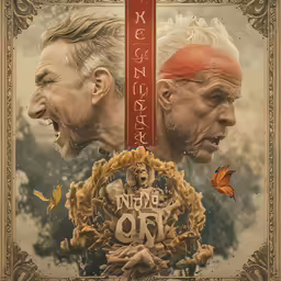 the poster for one of two films starring men