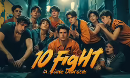 the movie 10 fight with various young men