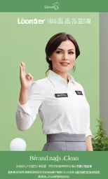 an advertisement with a woman holding a baseball bat