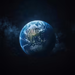 a view from space as seen from the surface