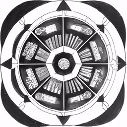 the wheel of time in a drawing on paper