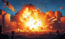 the explosion occurred during a concert with many people watching