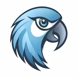 a logo designed to look like an eagle