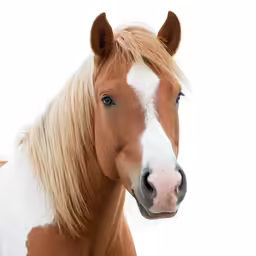 a beautiful light colored horse with long blond hair