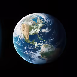 an image of the earth from space showing africa and australia