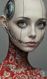 an image of a young woman with a machine on her face