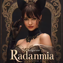 a photo of an attractive young woman in a cat outfit