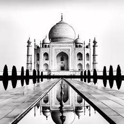 an architectural drawing of the tajwa in india