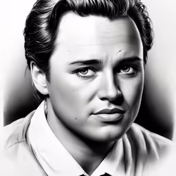 a close up of a person with a tie