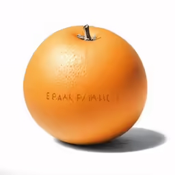 a fruit is shown with the word, eaak fablo on it
