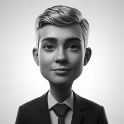 black and white photo of a man wearing a suit with tie