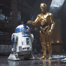 the action figures are positioned to look like they are in action