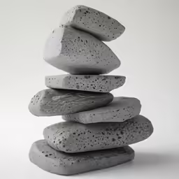 stacking stones, stacked on top of each other, represent harmony