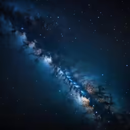 a photo of a star field with stars in it