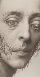 this is an artistic photograph of a young man