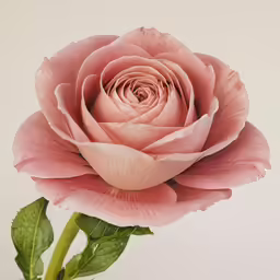 a close up of a rose with a white background