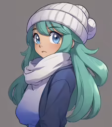 the character from pokemon in an anime fashion
