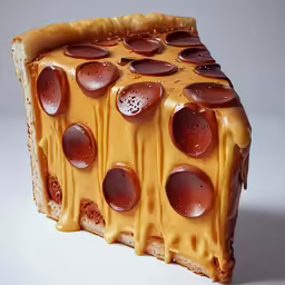 this is a cake with a slice cut out