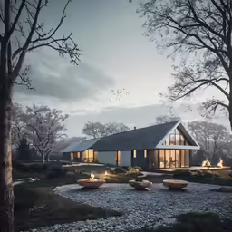 a small house that has been designed to look like an abstract building