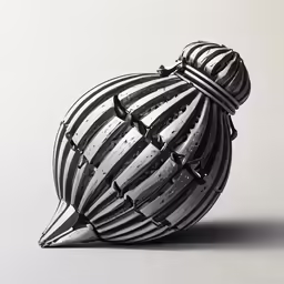 an artistically designed vase on display