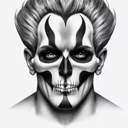 the face painting was inspired by some people