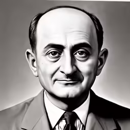 black and white photo of a gentleman wearing a suit