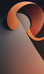 a close up photo of some orange shapes