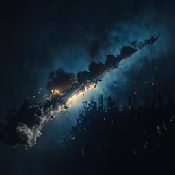 a very long train coming down the tracks